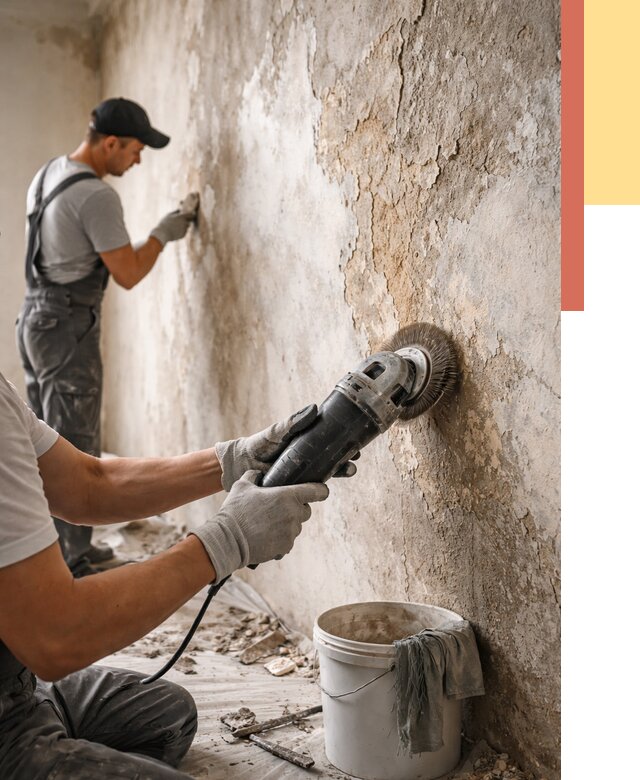 Снятие и удаление краски со стен в Сергиевом Посаде от 2149 руб. — ОТДЕЛОЧНИК-Сгп