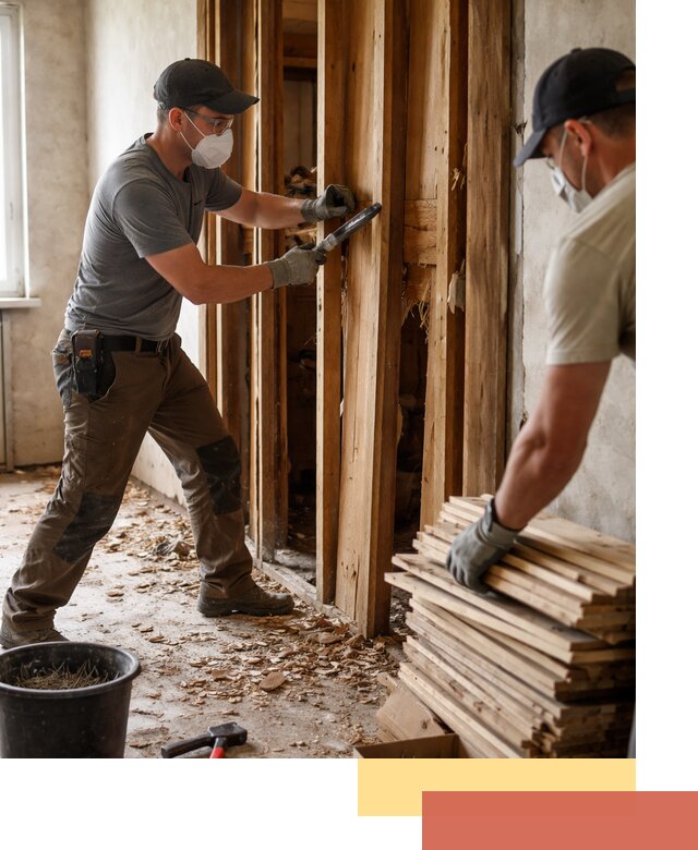 Демонтаж деревянных перегородок в Сергиевом Посаде быстро и аккуратно