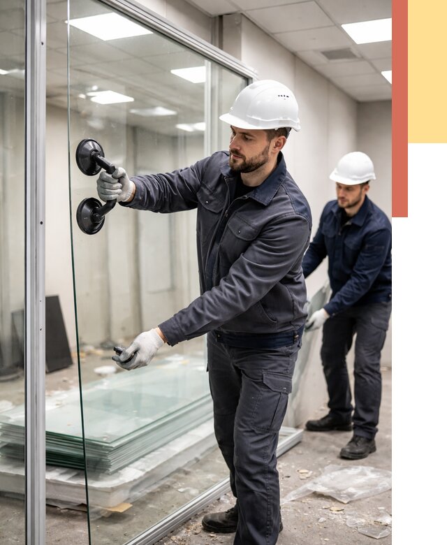 Демонтаж стеклянных перегородок в Сергиевом Посаде от 3275 руб. — быстро и недорого | ОТДЕЛОЧНИК-Сгп