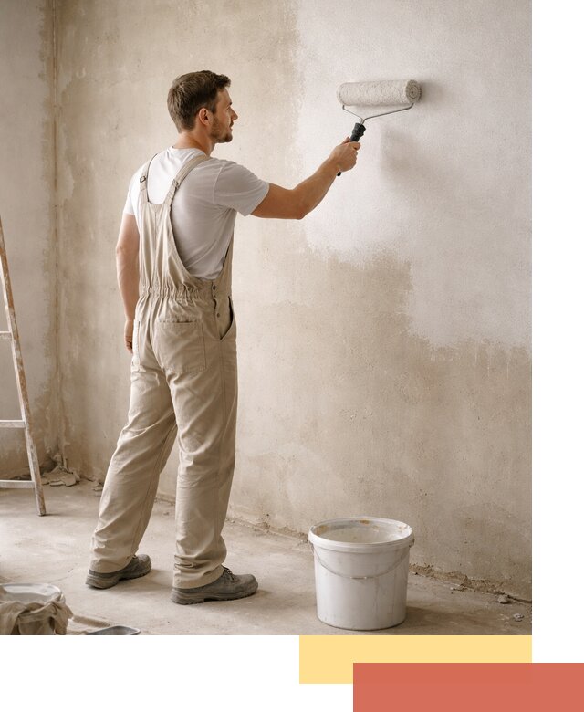 Грунтовка стен под отделку в Сергиевом Посаде профессиональным раствором