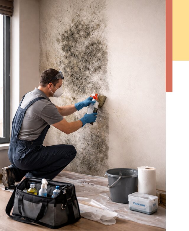 Удаление плесени со стен в Сергиевом Посаде от 2200 руб. — быстро и недорого | ОТДЕЛОЧНИК-Сгп