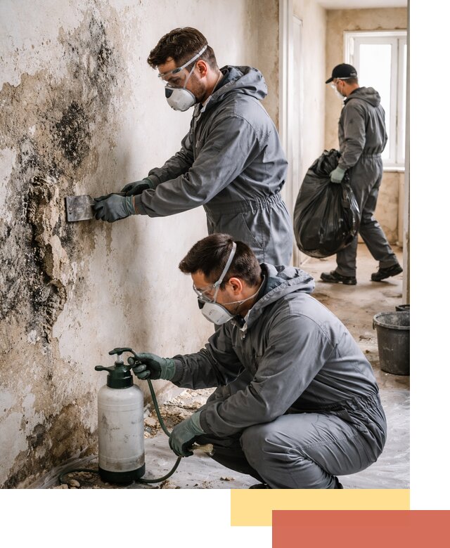 Удаление плесени со стен профессионально в Сергиевом Посаде