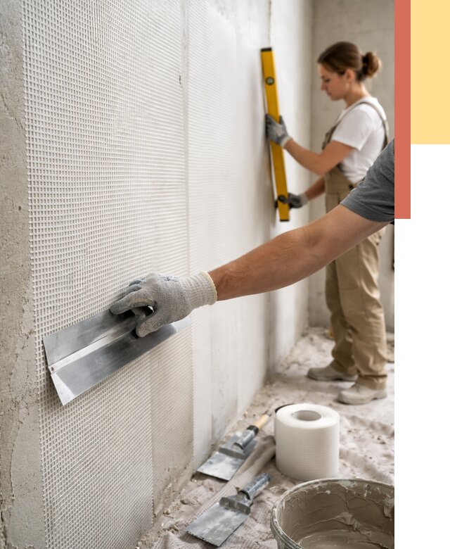 Армирование стен стеклосеткой в Сергиевом Посаде от 3275 руб. под ключ | ОТДЕЛОЧНИК-Сгп