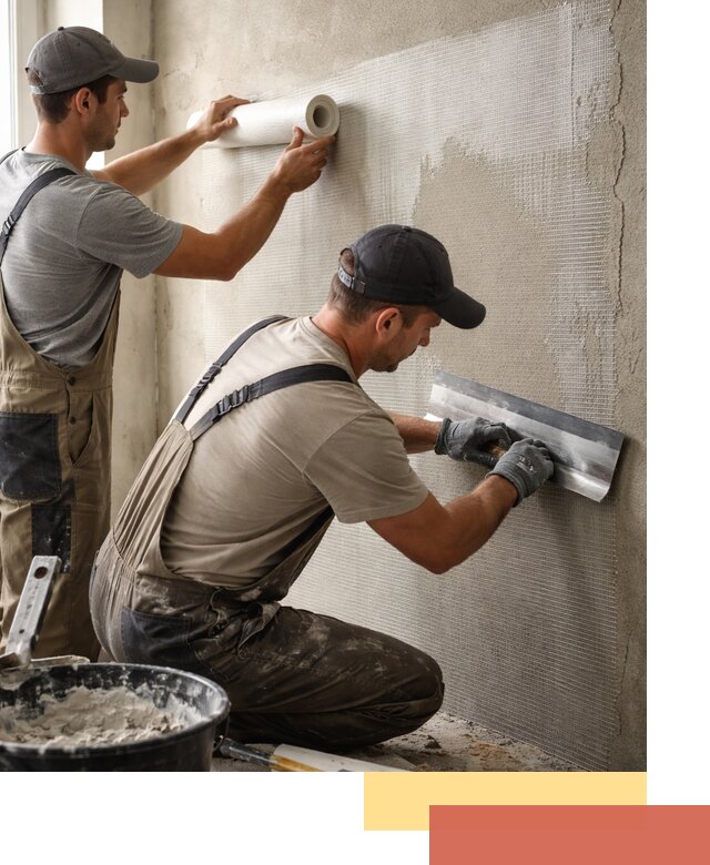 Армирование стен стеклосеткой в Сергиевом Посаде для прочной отделки