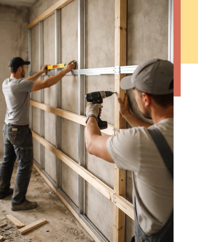 Устройство обрешетки под панели в Сергиевом Посаде от 2149 руб. — монтаж под ключ | ОТДЕЛОЧНИК-Сгп