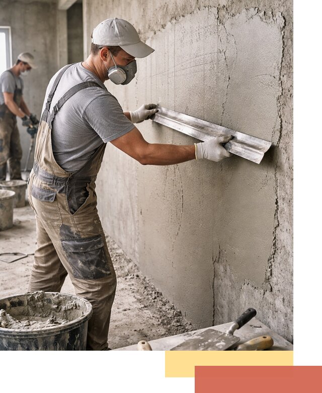 Штукатурка бетонных стен в Сергиевом Посаде качественно и долговечно