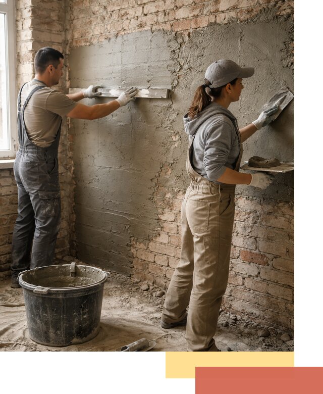 Штукатурка кирпичных стен в Сергиевом Посаде — качественно и надежно