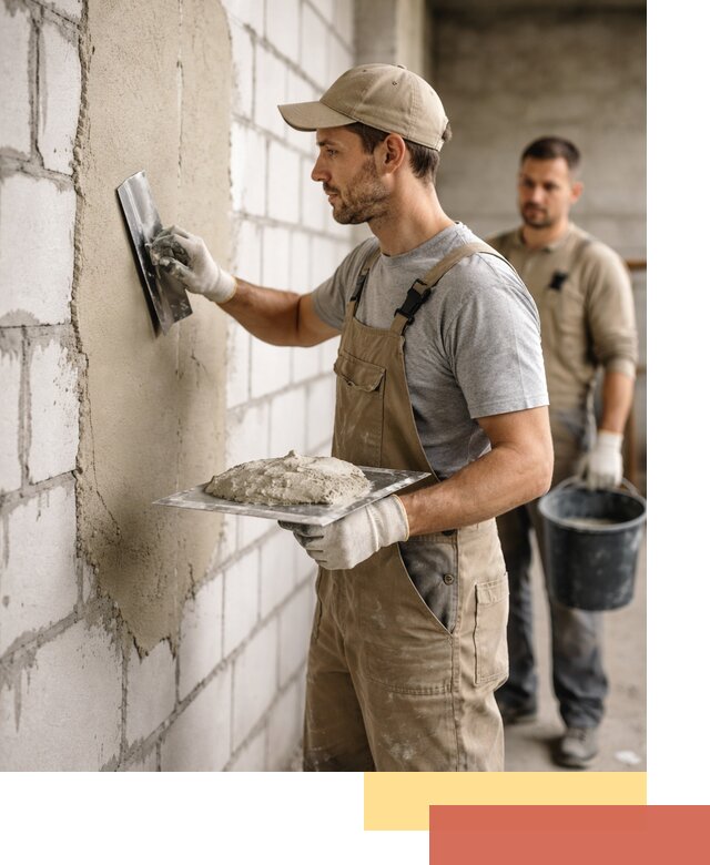 Штукатурка стен из газобетона в Сергиевом Посаде под ключ