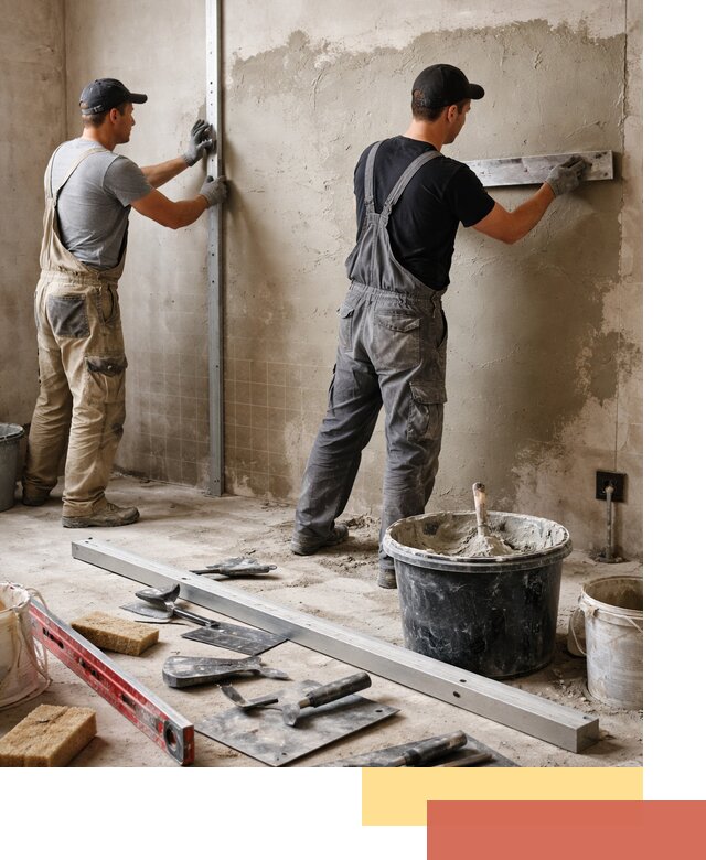 Профессиональная штукатурка стен под плитку в Сергиевом Посаде