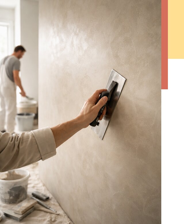 Венецианская штукатурка в Сергиевом Посаде от 3582 руб/м² — нанесение стен под ключ | ОТДЕЛОЧНИК-Сгп