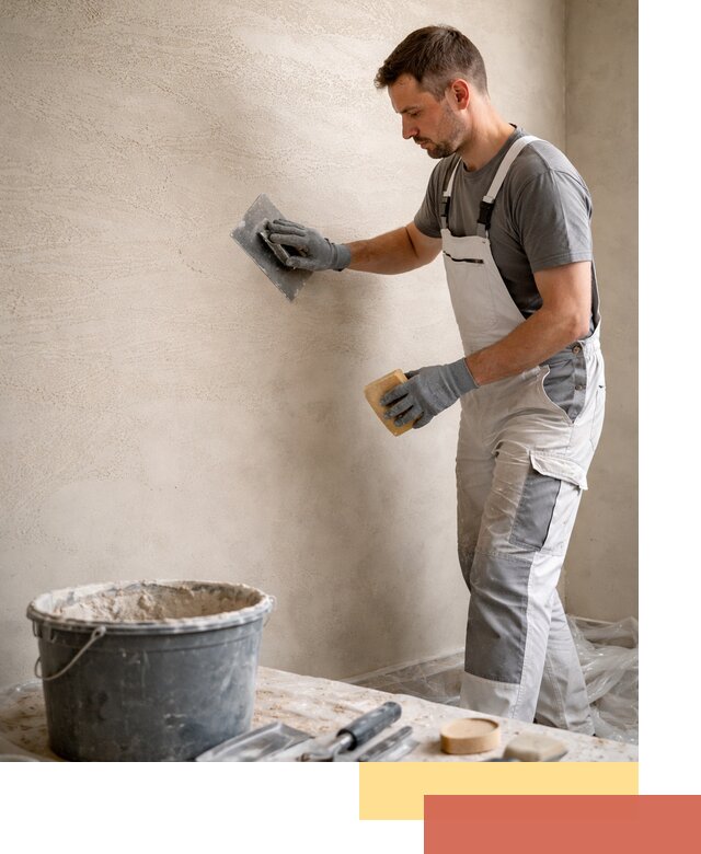 Декоративная штукатурка травертин в Сергиевом Посаде для стен и потолков