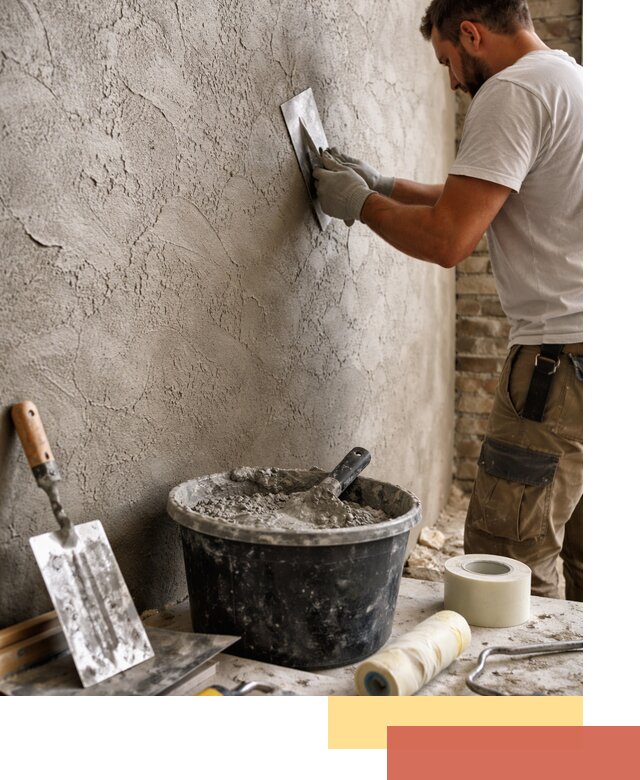 Декоративная штукатурка лофт в Сергиевом Посаде — отделка стен и потолков