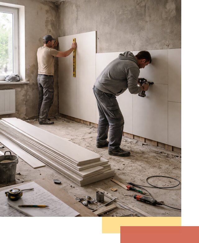 Монтаж ПВХ панелей на стены в Сергиевом Посаде качественно и быстро