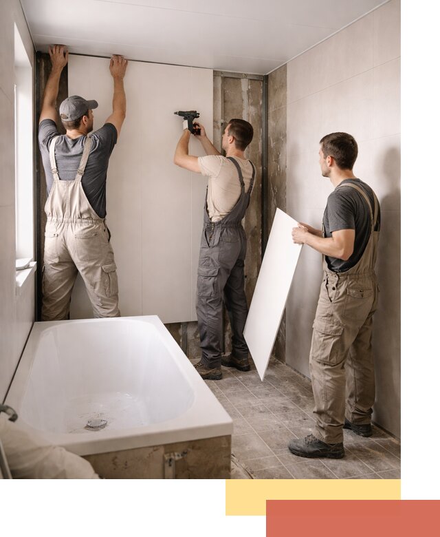 Отделка ванной панели ПВХ профессионально в Сергиевом Посаде