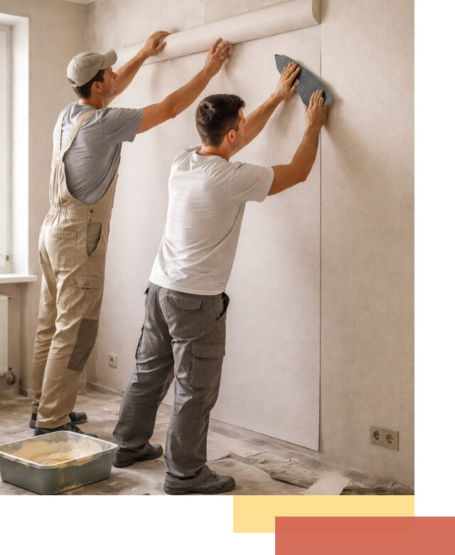 Поклейка виниловых обоев в Сергиевом Посаде профессионально и качественно