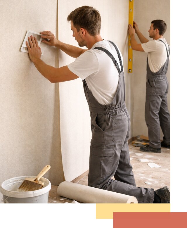 Поклейка бумажных обоев в Сергиевом Посаде качественно и недорого