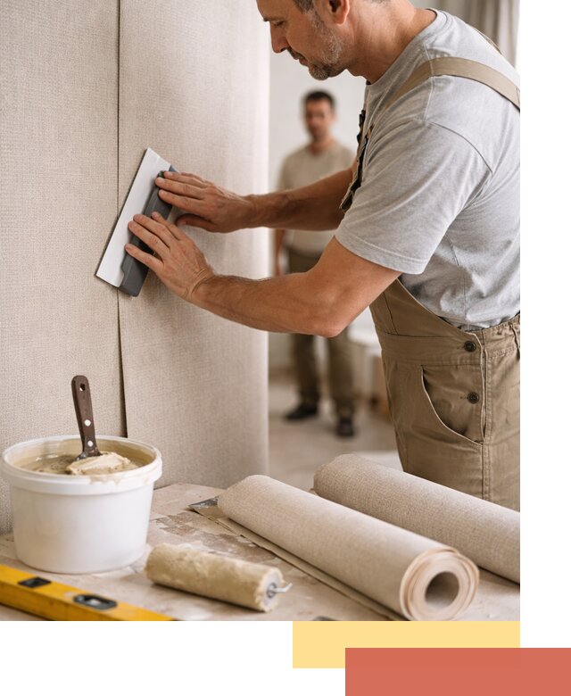 Поклейка текстильных обоев в Сергиевом Посаде профессионально и аккуратно