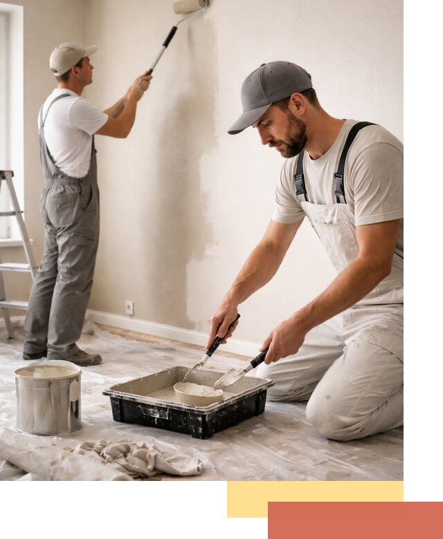 Покраска стен в квартире в Сергиевом Посаде — профессионально и аккуратно