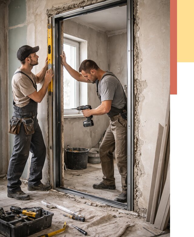 Закладка дверного проема в Сергиевом Посаде от 3582 руб. — быстро и недорого | ОТДЕЛОЧНИК-Сгп