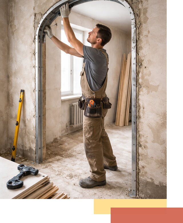 Устройство арочного проема в Сергиевом Посаде под ключ