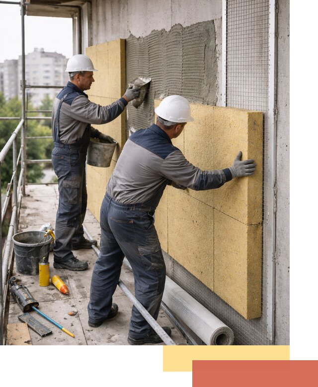 Утепление стен зданий и домов в Сергиевом Посаде качественно и надежно