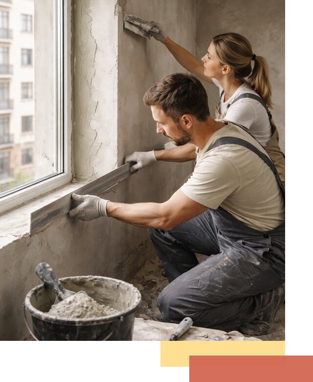 Штукатурка откосов дверей и окон профессионально в Сергиевом Посаде