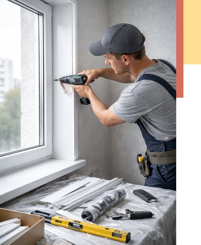 Установка пластиковых откосов в Сергиевом Посаде от 2303 руб. | ОТДЕЛОЧНИК-Сгп монтаж, быстро и недорого