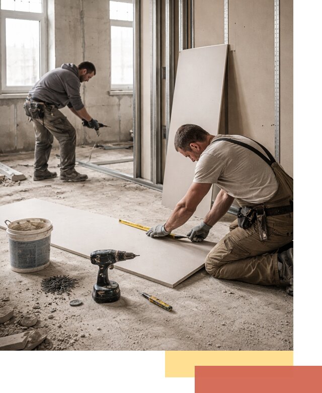 Кладка перегородок из ПГП под ключ в Сергиевом Посаде