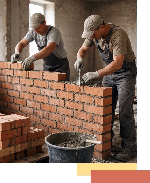 Кладка кирпичных перегородок под ключ в Сергиевом Посаде