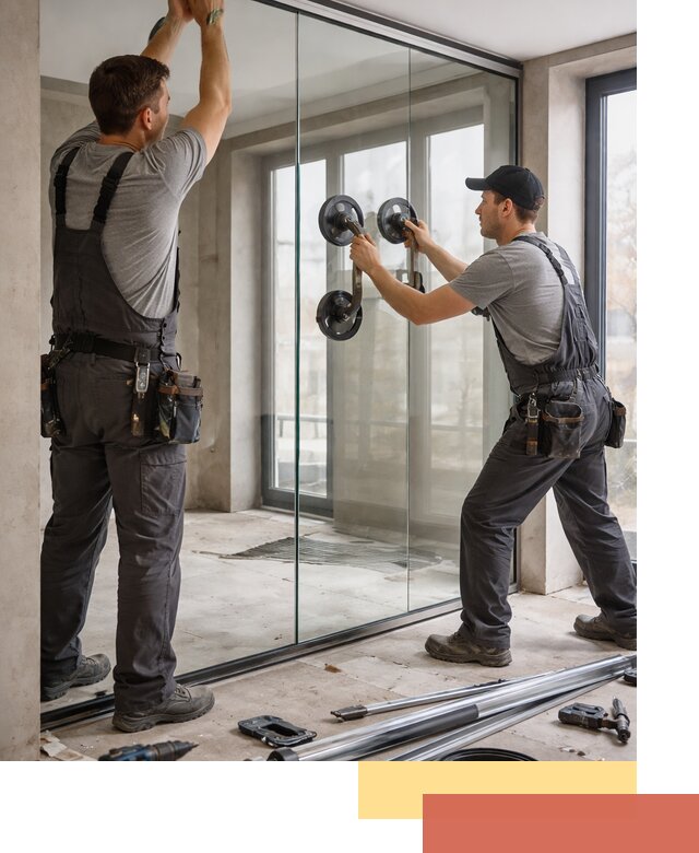 Цельностеклянные перегородки под ключ в Сергиевом Посаде