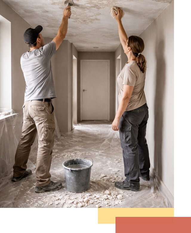 Удаление побелки с потолка в Сергиевом Посаде — быстро и аккуратно