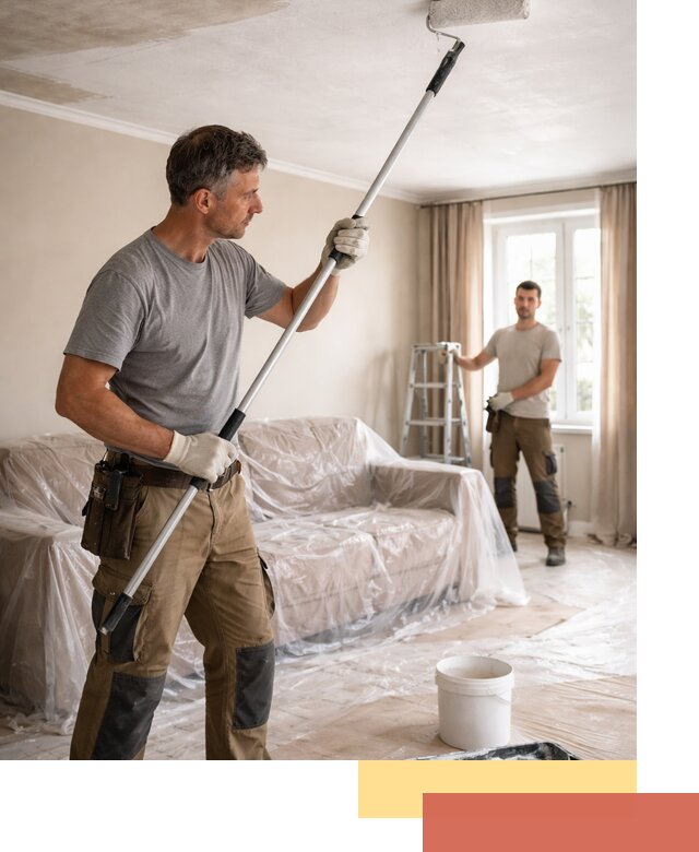 Грунтовка потолка в Сергиевом Посаде — подготовка под покраску и отделку