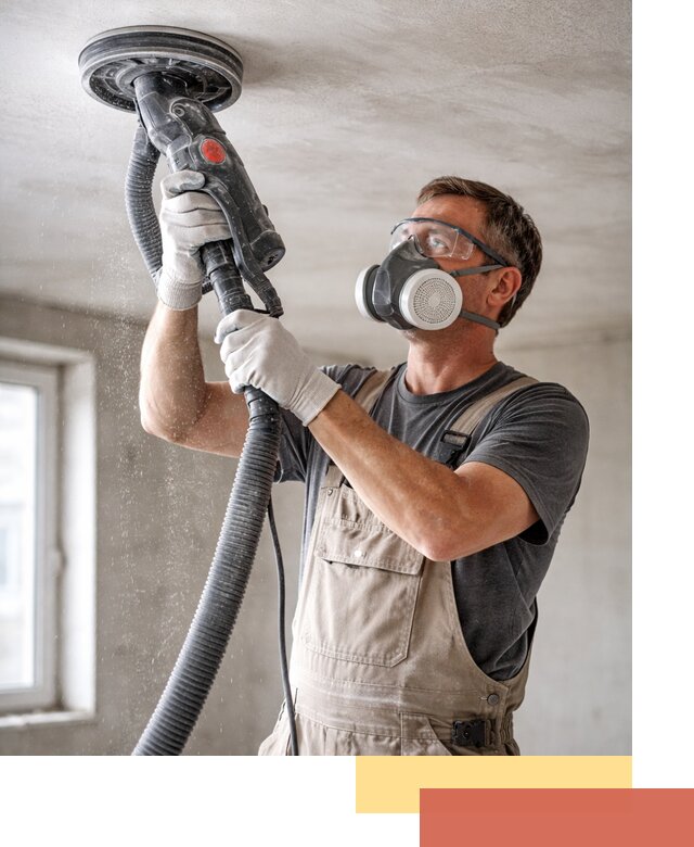 Шлифовка потолка в Сергиевом Посаде — качественная подготовка под отделку