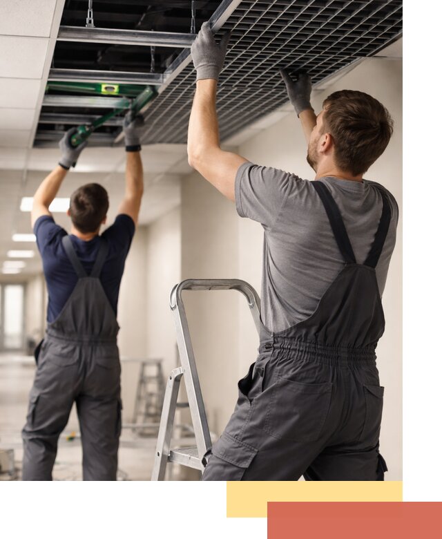 Монтаж потолка Грильято в Сергиевом Посаде: установка под ключ качественно