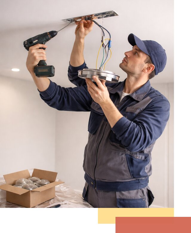 Установка люстры в натяжной потолок в Сергиевом Посаде