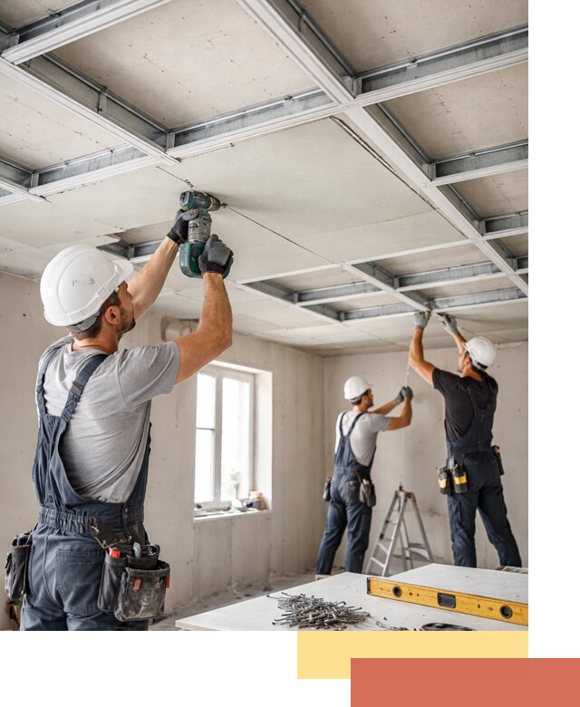 Кессонный потолок из гипсокартона под ключ в Сергиевом Посаде