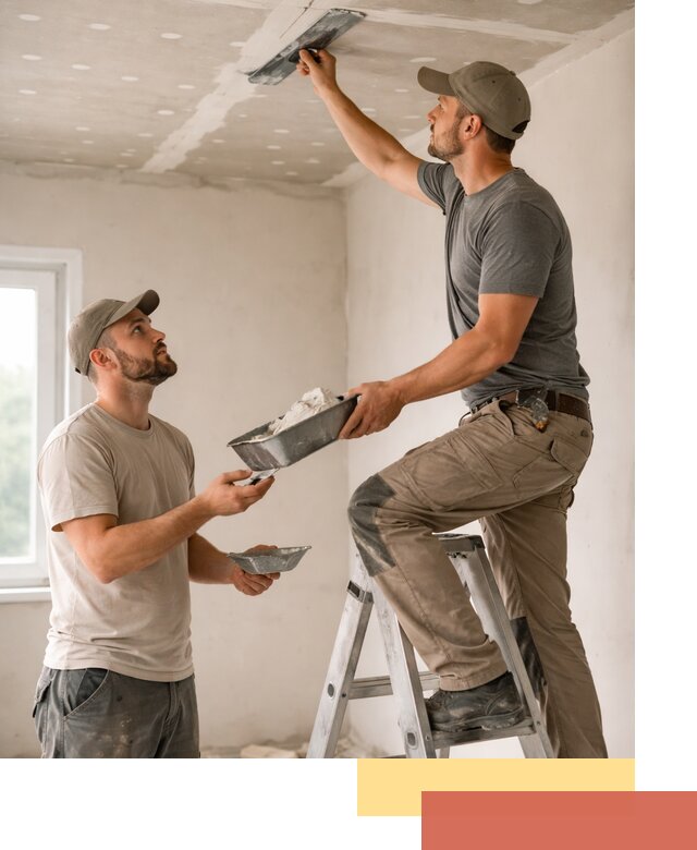 Шпаклевка потолка из гипсокартона в Сергиевом Посаде качественно и быстро