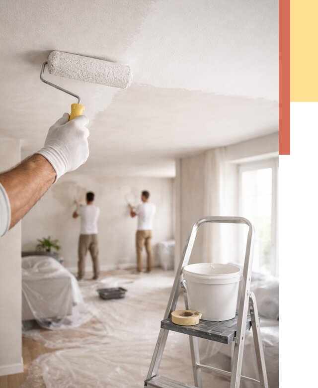 Покраска потолка акриловой краской в Сергиевом Посаде от 2559 руб. | ОТДЕЛОЧНИК-Сгп