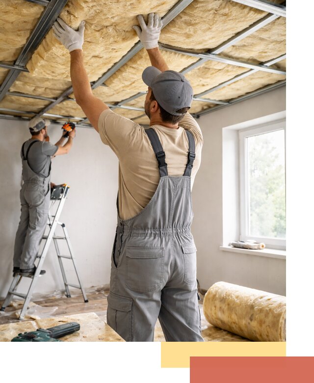 Утепление потолка под ключ в Сергиевом Посаде качественно и быстро