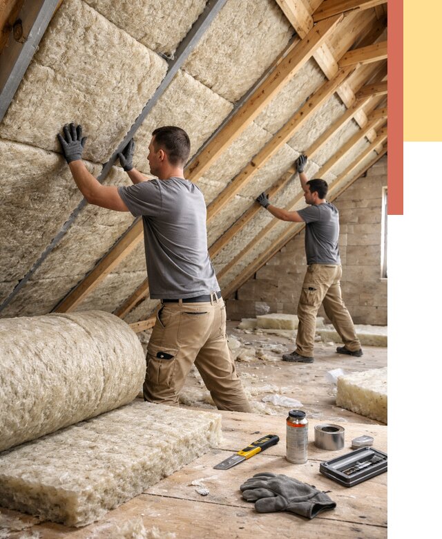 Утепление потолка минватой в Сергиевом Посаде от 1484 руб. — быстро и недорого | ОТДЕЛОЧНИК-Сгп