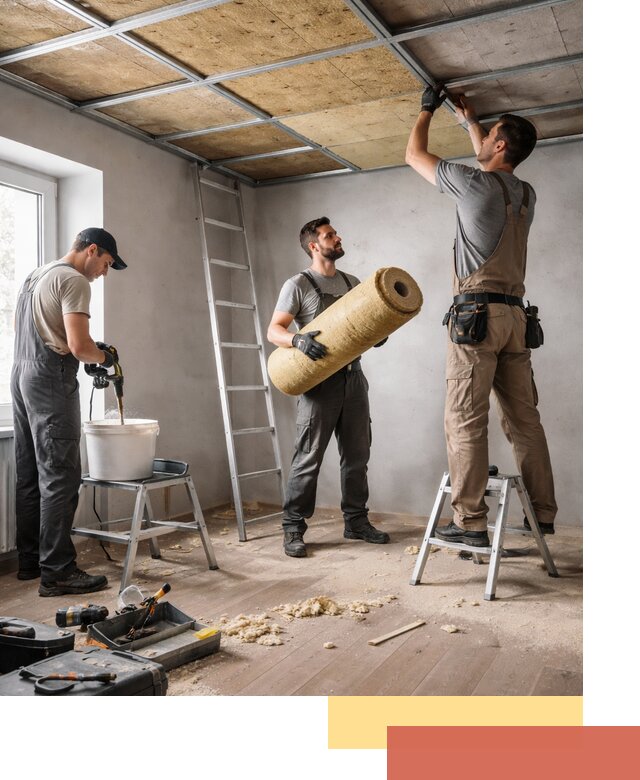 Шумоизоляция потолка в Сергиевом Посаде: профессиональный монтаж и отделка